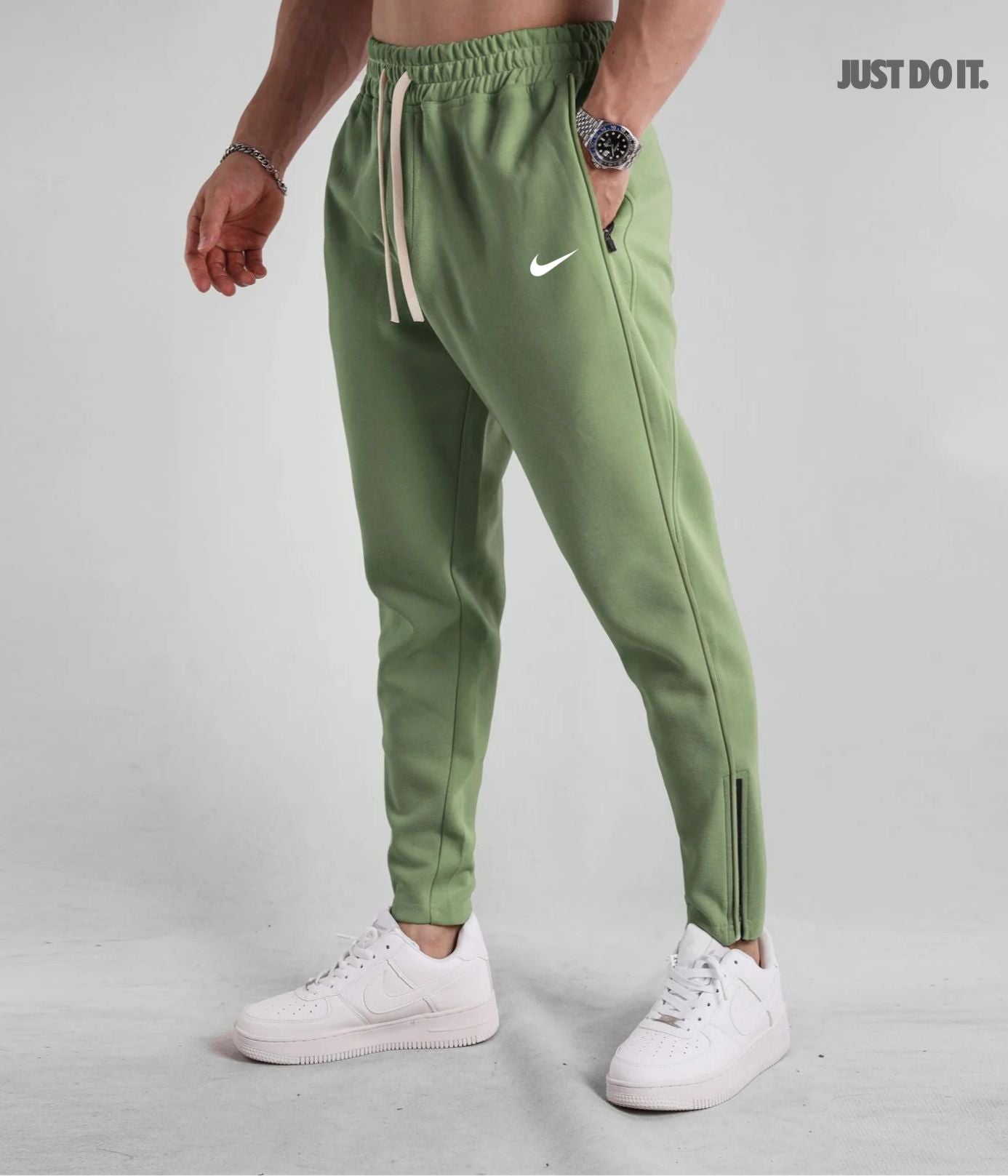 Pantalon Streetwear avec fermeture éclair à la cheville