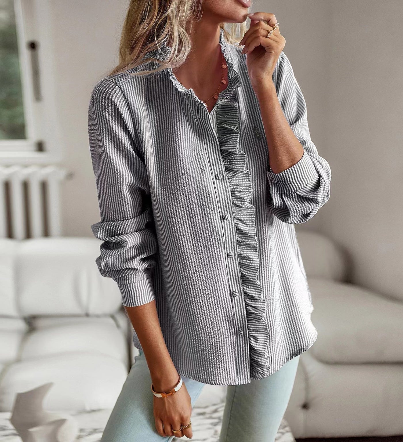 Chemise décontractée pour elle