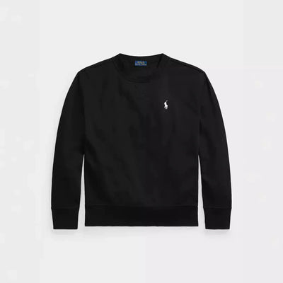 Sweatshirt polaire à col ras du cou pour femmes