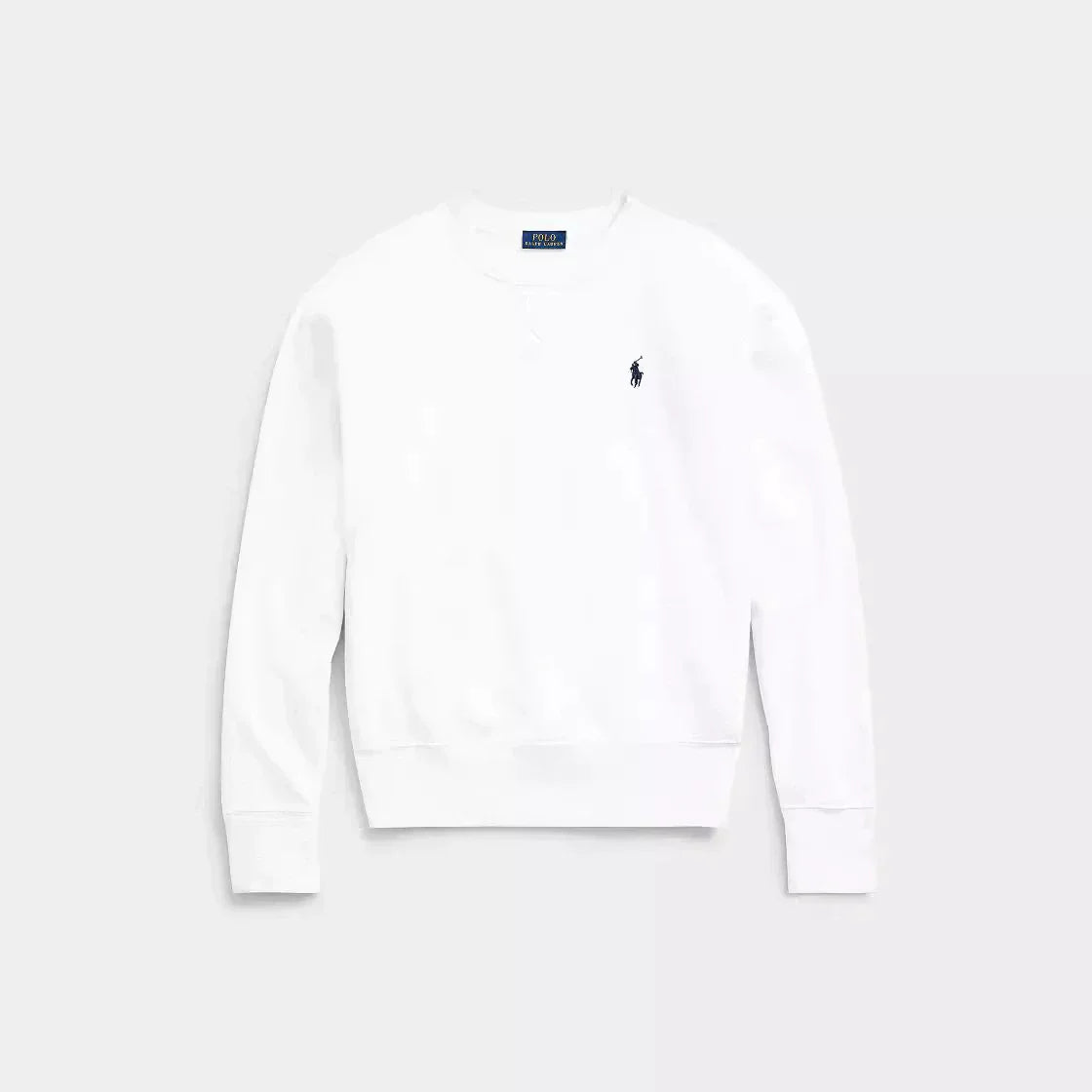 Sweatshirt polaire à col ras du cou pour femmes