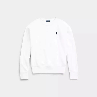 Sweatshirt polaire à col ras du cou pour femmes