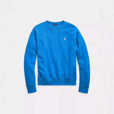 Sweatshirt polaire à col ras du cou pour femmes