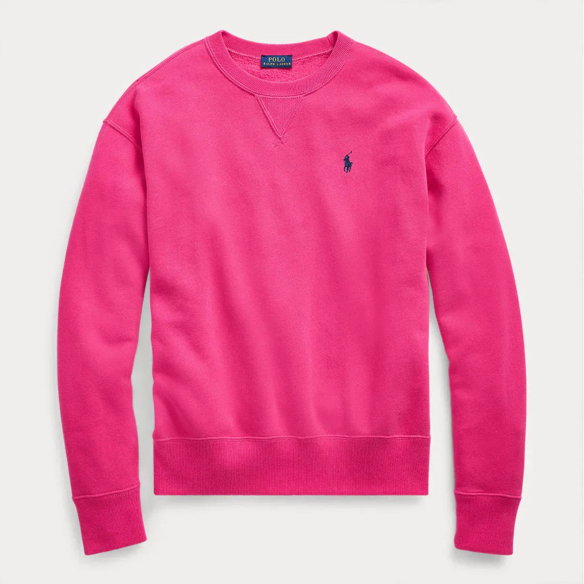 Sweatshirt polaire à col ras du cou pour femmes